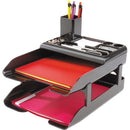 Deflecto Corporate Desk Tray Set 583004