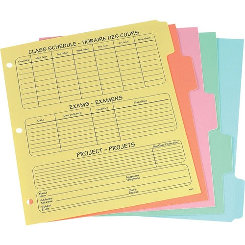 Oxford Plain Tab Index Divider OXF213S