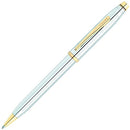 Cross Century II Medalist Chrome 23KT Gold Plated Appointments Ba 3302WG