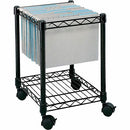 Safco Compact Mobile File Cart 5277BL