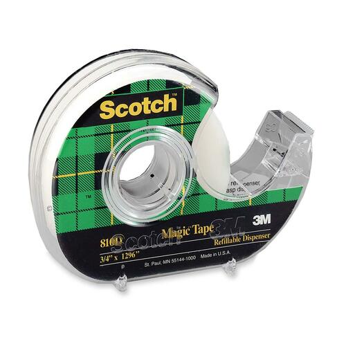 3M Scotch Magic Transparent Tape MMM81018PP