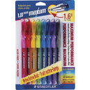 Staedtler Maxum 1.6mm Tip Ballpoint Pens 9824BBK8