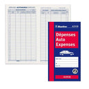 Blueline Bilingual Auto Expense Log Book A295B