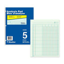 Blueline Analysis Columnar Pad A5205