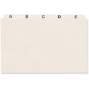 Oxford PlainTab Index Card File Guide B8525