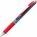 EnerGel Retractable Liquid Gel Pen, (0.5mm) Needle Tip, Red Ink BLN75B