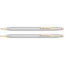 Cross Classic Century Medalist Chrome 23KT Gold Plated Appointmen C330105