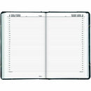 Blueline Daily Planner Hard Cover 13-3/8" x 8" , Bilingual, Green C530B