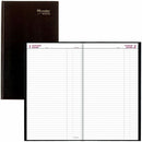 Brownline Daily Planner Hard Cover 13 - 3/8" x 7-7/8" , English,  C551BK