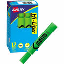 Avery Desk Style HI-LITER&reg;, Fluorescent Green C83504