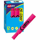 Avery Desk Style HI-LITER&reg;, Fluorescent Pink C83509