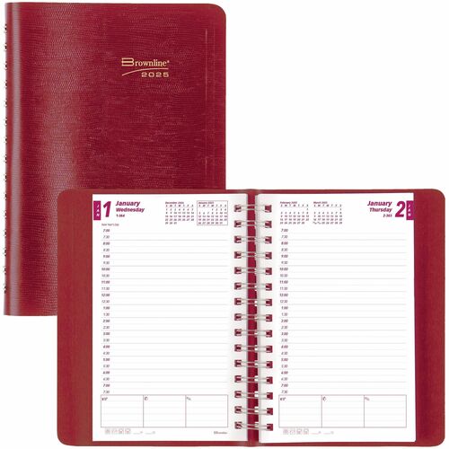 Blueline Brownline Daily Planner BLICB634WRD