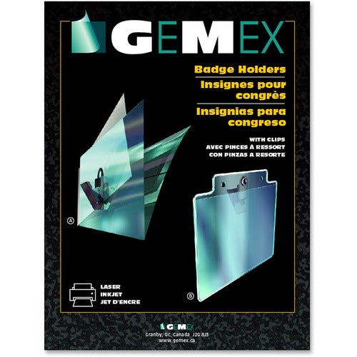 Gemex Badge Holder with Clip GMXCL225