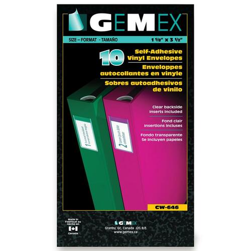 Gemex Adhesive Vinyl Pocket GMXCW646