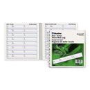 Blueline Bilingual Voicemail Log Book D1641BT