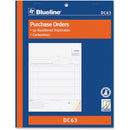 Blueline Purchase Order Form Book DC63