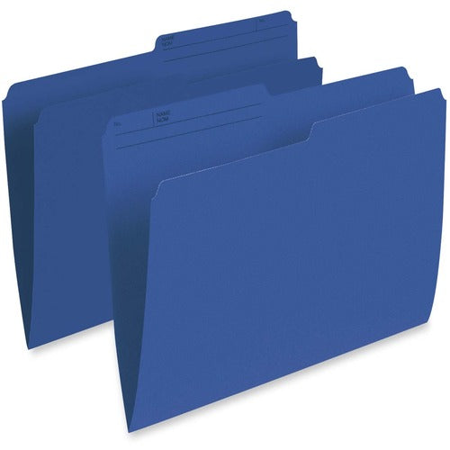 Pendaflex 1/2 Tab Cut Letter Recycled Top Tab File Folder PFXR415NAV