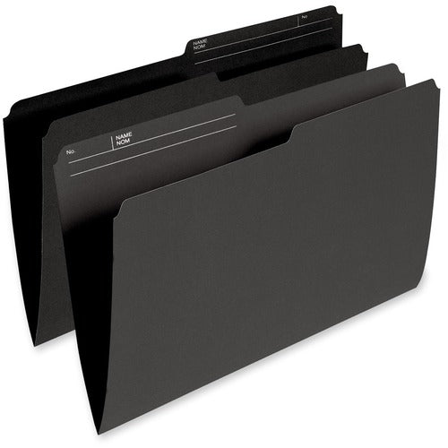 Pendaflex 1/2 Tab Cut Legal Recycled Top Tab File Folder PFXR615BLK