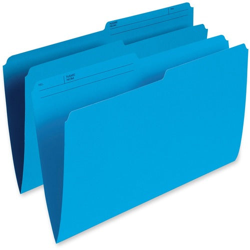 Pendaflex 1/2 Tab Cut Legal Recycled Top Tab File Folder PFXR615BLU