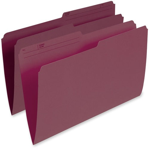 Pendaflex 1/2 Tab Cut Legal Recycled Top Tab File Folder PFXR615BUR