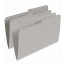 Pendaflex 1/2 Tab Cut Legal Recycled Top Tab File Folder R615GRY
