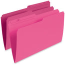 Pendaflex 1/2 Tab Cut Legal Recycled Top Tab File Folder R615PNK