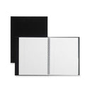 Winnable Classic Coil Hard-Covered Notebook with Pockets W297BK