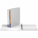 QuickFit Heavy-Duty View Binder, 3-Ring D-Ring Binder, White, 1 I 89010