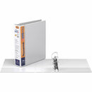 QuickFit Heavy-Duty View Binder, 3-Ring D-Ring Binder, White, 2 I 89030