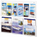 Safco Nine Compartment Magazine/Pamphlet Display 5666CL