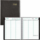 Brownline&reg; EcoLogix&reg; Weekly Diary 11x8-1/2" English Black CB425WBLK