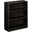 HON Brigade Steel Bookcase | 3 Shelves | 34-1/2"W | Black Finish S42ABCP