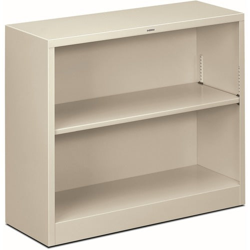 HON Brigade Steel Bookcase | 2 Shelves | 34-1/2"W | Light Gray Finish HONS30ABCQ