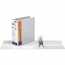 QuickFit Heavy-Duty View Binder, 3-Ring D-Ring Binder, White, 4 I 89060