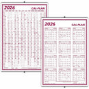 Brownline 2026 Oversized 12-Month 2-Sided Wall Calendar - January C177367
