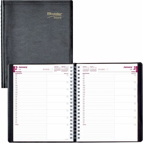 Blueline Brownline Daily Planner BLICB965BLK