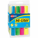 Avery Desk Style HI-LITER&reg;, Assorted Colours, 12/pk 78881