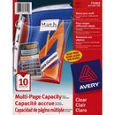Avery Multi-Page Capacity Sheet Protectors 8???" x 11" 75302
