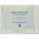 St. James&reg; Elite&trade; Certificates, Natural Linen with Clas 83510