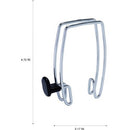 Alba Expandable Over-the-Panel Chrome Garment Clip PMHOOK1