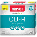 Maxell CD Recordable Media - CD-R - 40x - 700 MB - 10 / Pack 648210