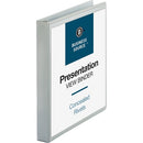 Business Source Standard View Round Ring Binder 09981
