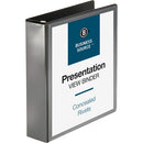 Business Source Round Ring Standard View Binders 09984
