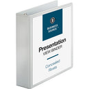 Business Source Round Ring Standard View Binders 09985