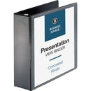 Business Source Round Ring Standard View Binders 09986