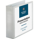 Business Source Round Ring Standard View Binders 09987