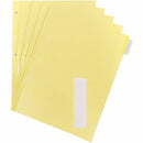 Business Source Buff Stock Ring Binder Indexes 20069