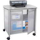 Safco Impromptu Deluxe Machine Stand with Doors 1859GR