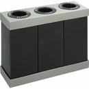 Safco At-Your-Disposal 3-bin Recycling Center 9798BL