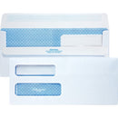 Quality Park No. 10 Double Window Security Tint Business Envelope 24559
